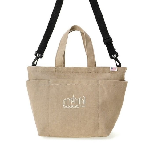맨하탄포티지 화이트스톤 토트백 캔버스 14oz 코튼 발수 2WAY MP1360CNVS