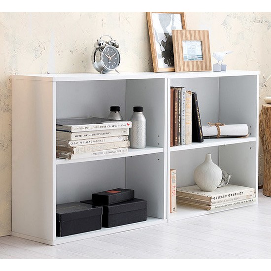 리센트 칸조절 2단+2단 책장세트 1200_이미지