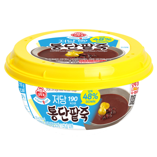 오뚜기 저당 통단팥죽 215g