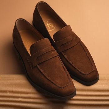 플랩에프 이튼 스웨이드 페니로퍼 (SBW, 브라운)_이미지