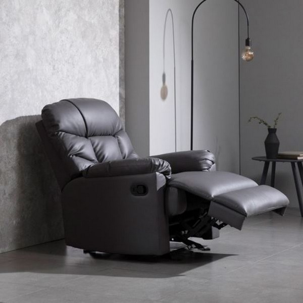 장인가구 테베즈 가죽 리클라이너 1인용_이미지