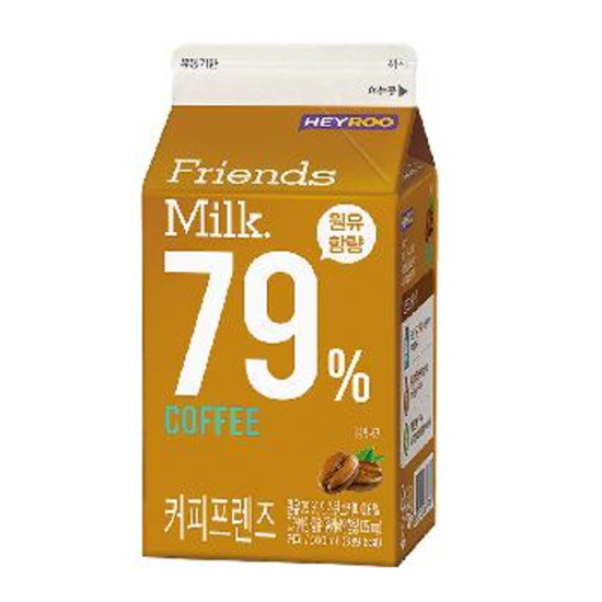 CU 헤이루 커피 프렌즈 우유 500ml (9개)_이미지