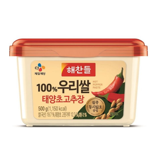 해찬들 100% 우리쌀 태양초고추장 500g (4개)_이미지