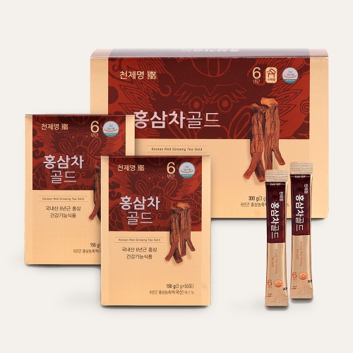  천제명 6년근 홍삼차 골드 3g 100포 [1개]