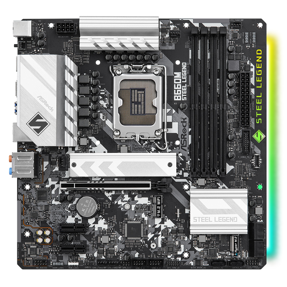 ASRock B660M 스틸레전드 D4 + WiFi6E 모듈 패키지 에즈윈_이미지
