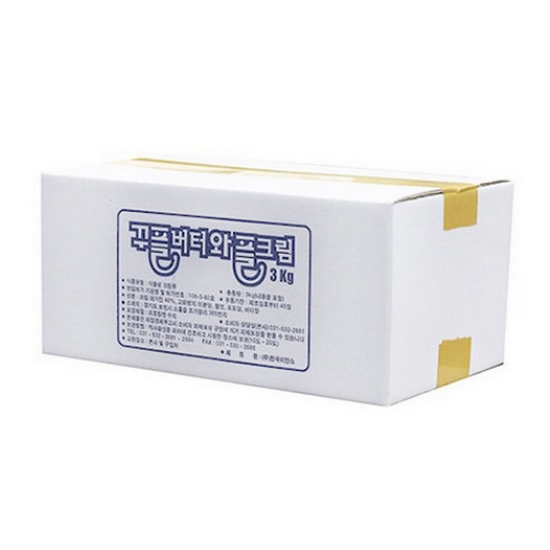 한국이안스 꾸플 버터 와플크림 3kg