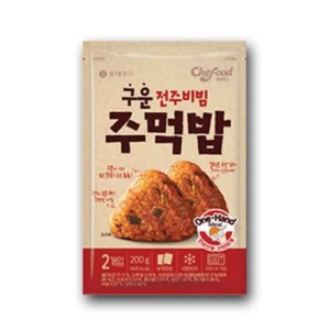 롯데푸드 쉐푸드 구운 전주비빔 주먹밥 200g이미지입니다. 누르면 해당 게시물로 새창이동합니다.