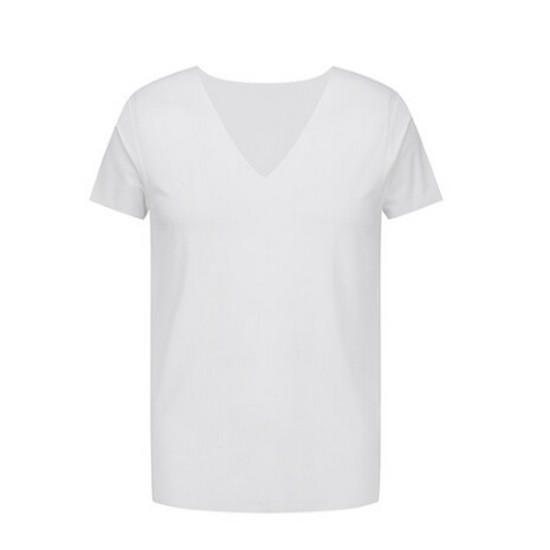 탑텐 COOL AIR 심리스 브이넥 반팔 티 MSE2US1211 (1매)_이미지