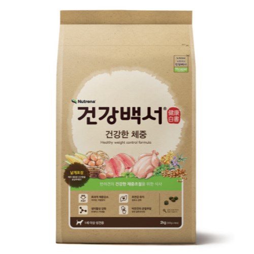 뉴트리나 독 건강백서 건강한 체중 6kg (2개)_이미지