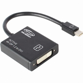 강원전자 NETmate Mini <b>DisplayPort</b> 1.2 <b>to</b> <b>DVI</b> 컨버터 (NM-MDD01)