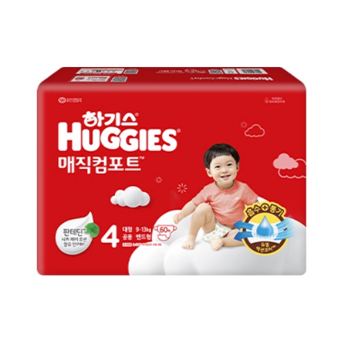 하기스 2024 매직컴포트 밴드형 4단계-공용 (360매)_이미지