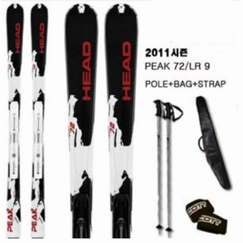 헤드 SKI PEAK72/LR9+폴+가방+스트랩