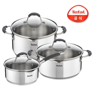 테팔 일리코 스텐리스 냄비 3종 (편수16+양수20+곰솥22)
