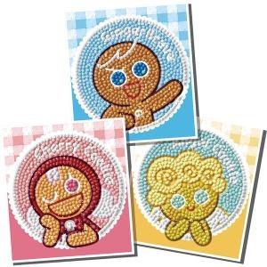 토이앤퍼즐 쿠키런킹덤 러블리 쿠키런 스티커 보석십자수 10x11 퍼즐사랑