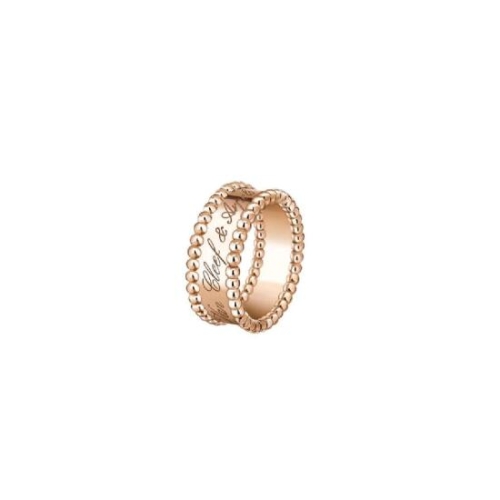 반 클리프 아펠 뻬를리 시그니처 링 18K 핑크 골드 VCARN32400