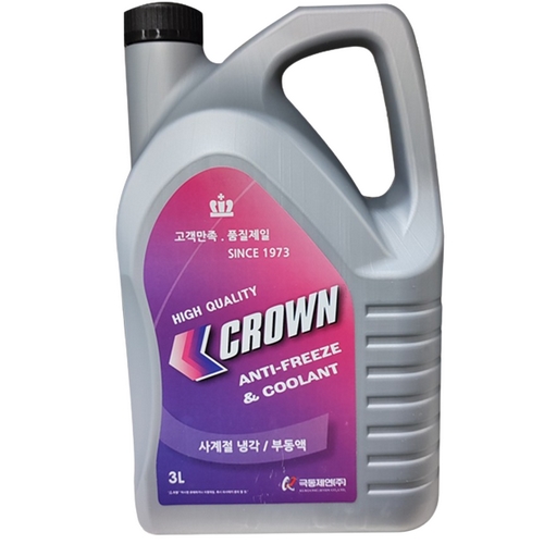 극동제연 크라운 사계절 부동액 레드 3L (1개)_이미지