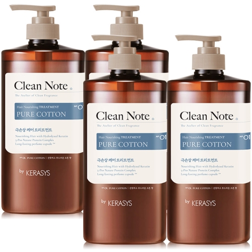 케라시스 클린노트 트리트먼트 퓨어 코튼 1000ml (4개)_이미지