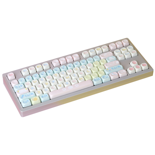 SPM Soulcat 고함량 PBT 염료승화 영문 키캡 141키 거품토끼_이미지