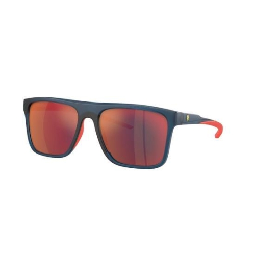 프리미엄 남성 Fz6006 사각 선글라스 Black/Mirrored Gold 58 Millimeters