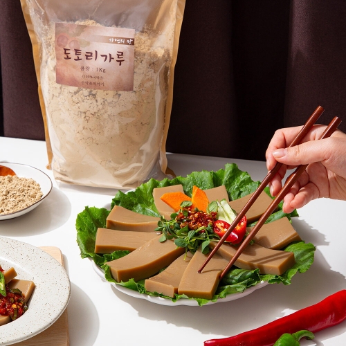 더조은푸드 더조은 100% 국산 도토리묵 가루 도토리 분말 1kg_이미지