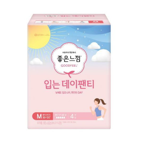 좋은느낌 입는 데이팬티 중형 4개 (3팩(12개))_이미지