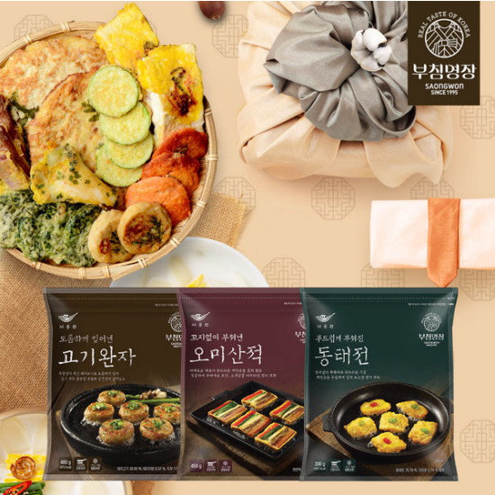 사옹원 사옹원1호  오미산적+고기완자+동태전 +