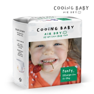 쿠잉 에어드라이 풀커버 팬티형 점보형-공용 (20매)_이미지