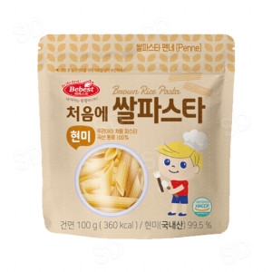 베베스트 처음에 쌀파스타 현미 100g (1개)_이미지