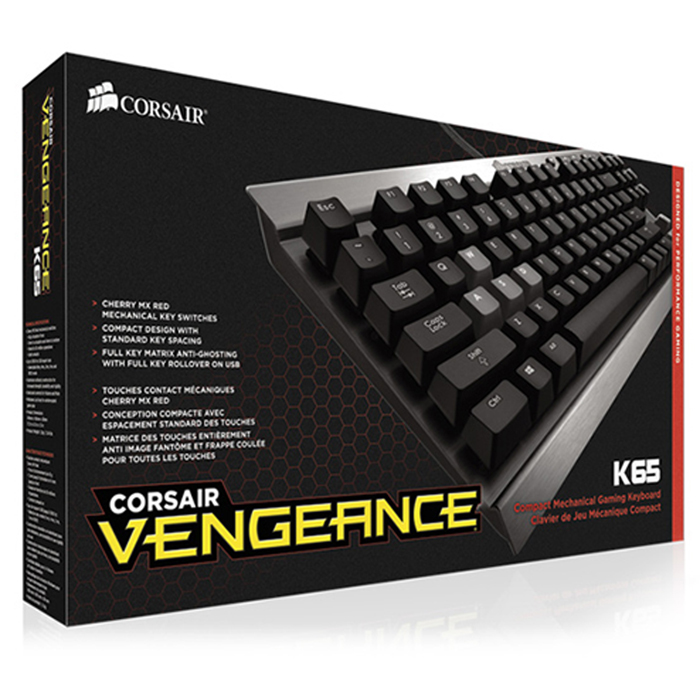 CORSAIR VENGEANCE K65 (적축, 정품)_이미지
