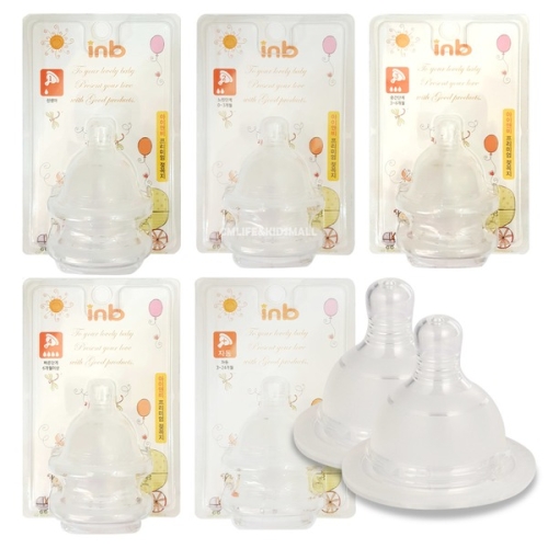 아이앤비 프리미엄 젖꼭지 2P/유피스/더블하트/아벤트 호환가능 수유용품 출산준비물