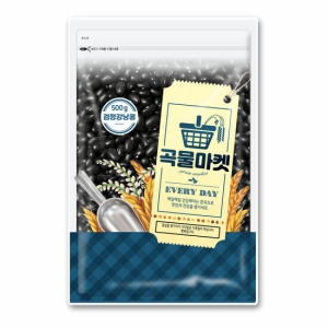  홍천철원물류센터 곡물마켓 검정강낭콩 500g [1개]
