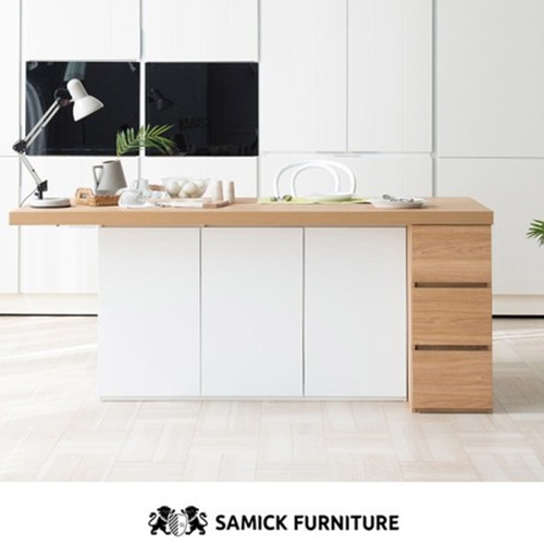 삼익가구 유로 서랍형 아일랜드식탁 1800 (의자별도)_이미지