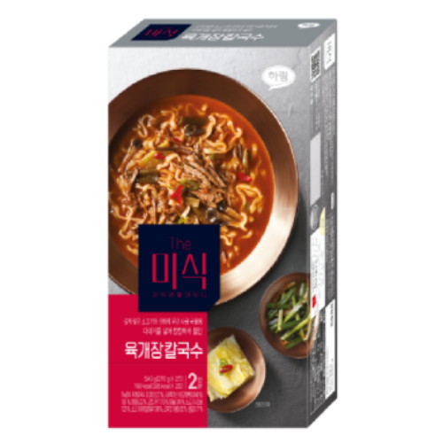 하림 The미식 육개장 칼국수 540g (2개)