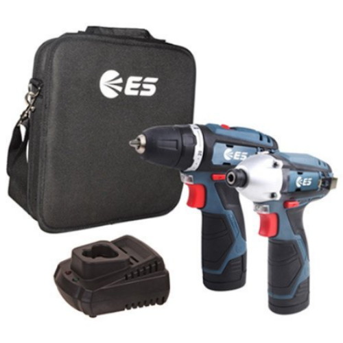 ES산업 L1012C 충전 콤보세트 (2.0Ah, 배터리 2개)_이미지