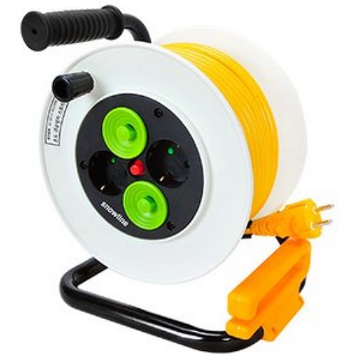 스노우라인 4구 전기 릴선 (20m)_이미지