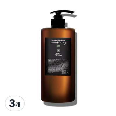 홀츠포맨 브라이트닝 세범 폼클렌징 1000ml (3개)_이미지