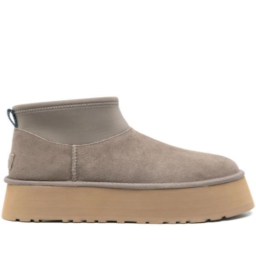 UGG 여성 클래식 미니 디퍼 플랫폼 방한 털부츠_1168170 (GRY, 그레이)