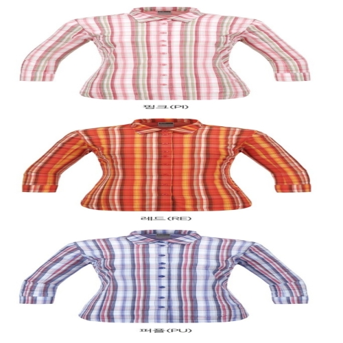 레드페이스 레드페이스 세나쿨체크7부우먼셔츠 여성기능성봄남방 REWFWSS21051 RE PI PU