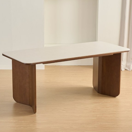 삼익가구 모이르 포세린 세라믹 원목 식탁 1800 (의자별도)