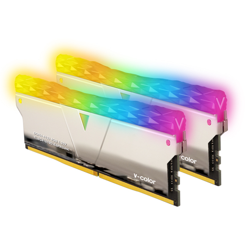 V-Color DDR4-4133 CL19 PRISM PRO RGB SILVER 패키지 (16GB(8Gx2))_이미지