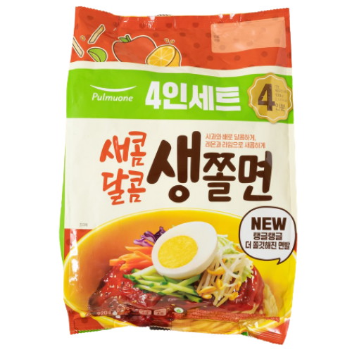 풀무원 새콤달콤 생쫄면 4인분 920g (5개)_이미지