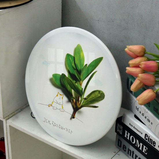 꾸밈 LED 잠시쉬자용 액자 무드등 25cm_이미지