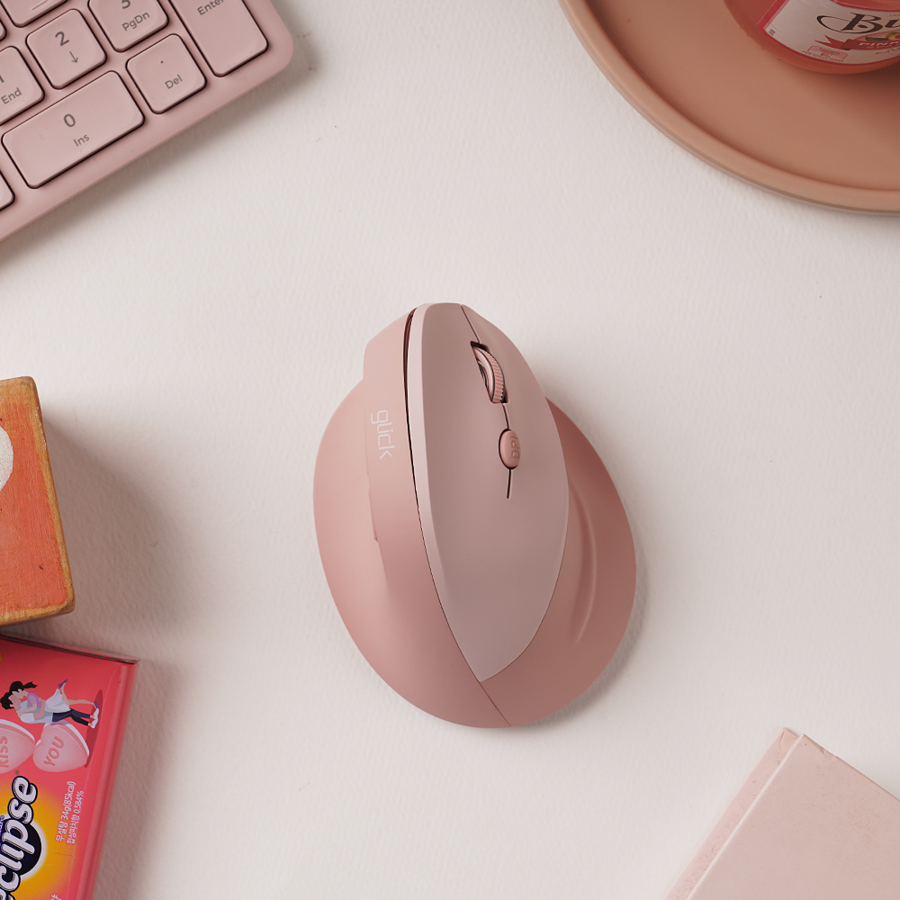 지클릭커 오피스프로 OPV10 크루아상 무선 (핑크)_이미지