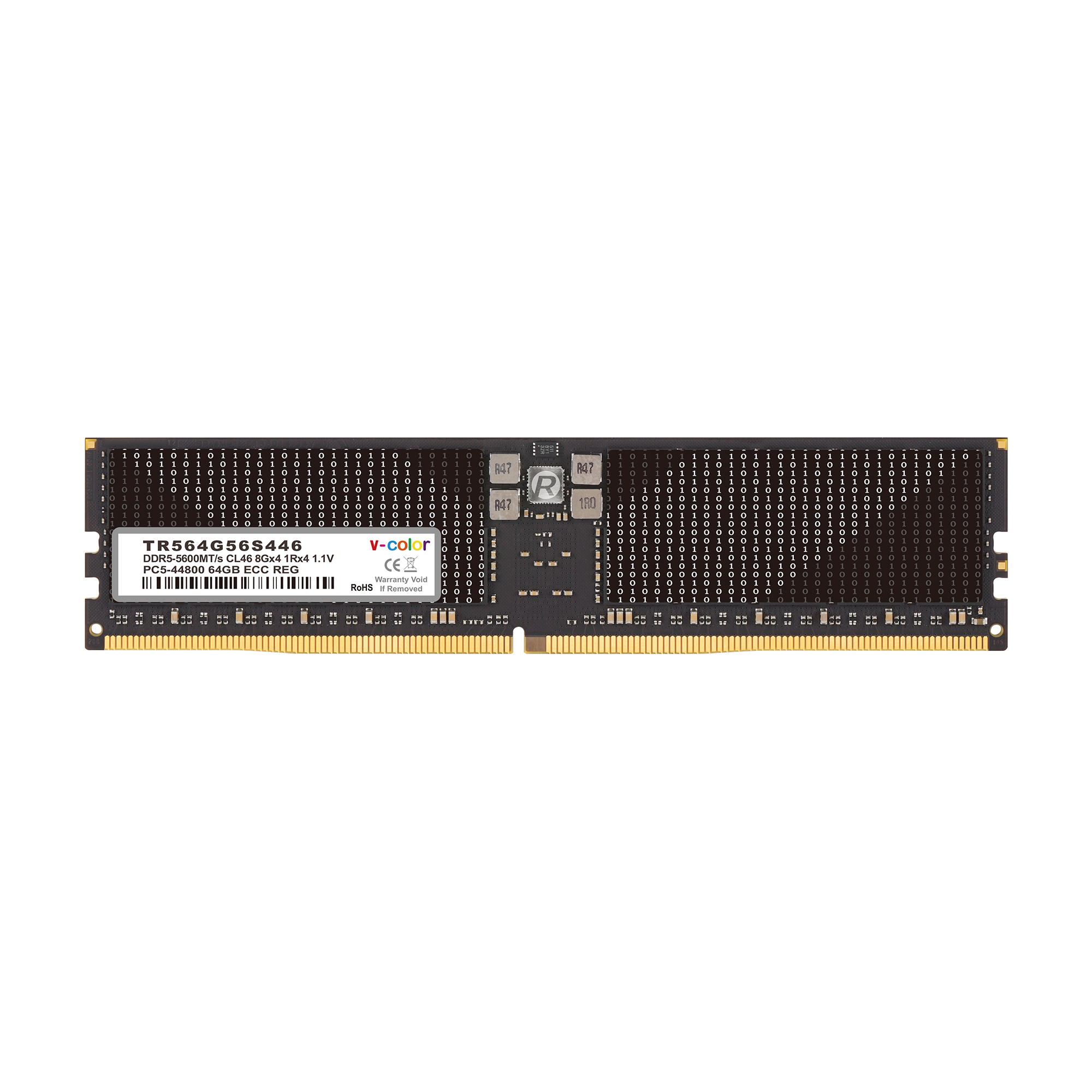 V-Color DDR5-5600 CL46 STANDARD ECC/REG 패키지 (256GB(64Gx4))_이미지