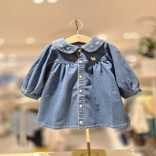  블루독베이비 러블리 데님 원피스 (45A13-401-01)