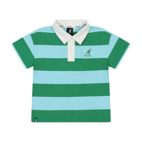 캉골키즈 쿨맥스 피케 스트라이프 카라 티셔츠 (ASBCLT00030)_이미지