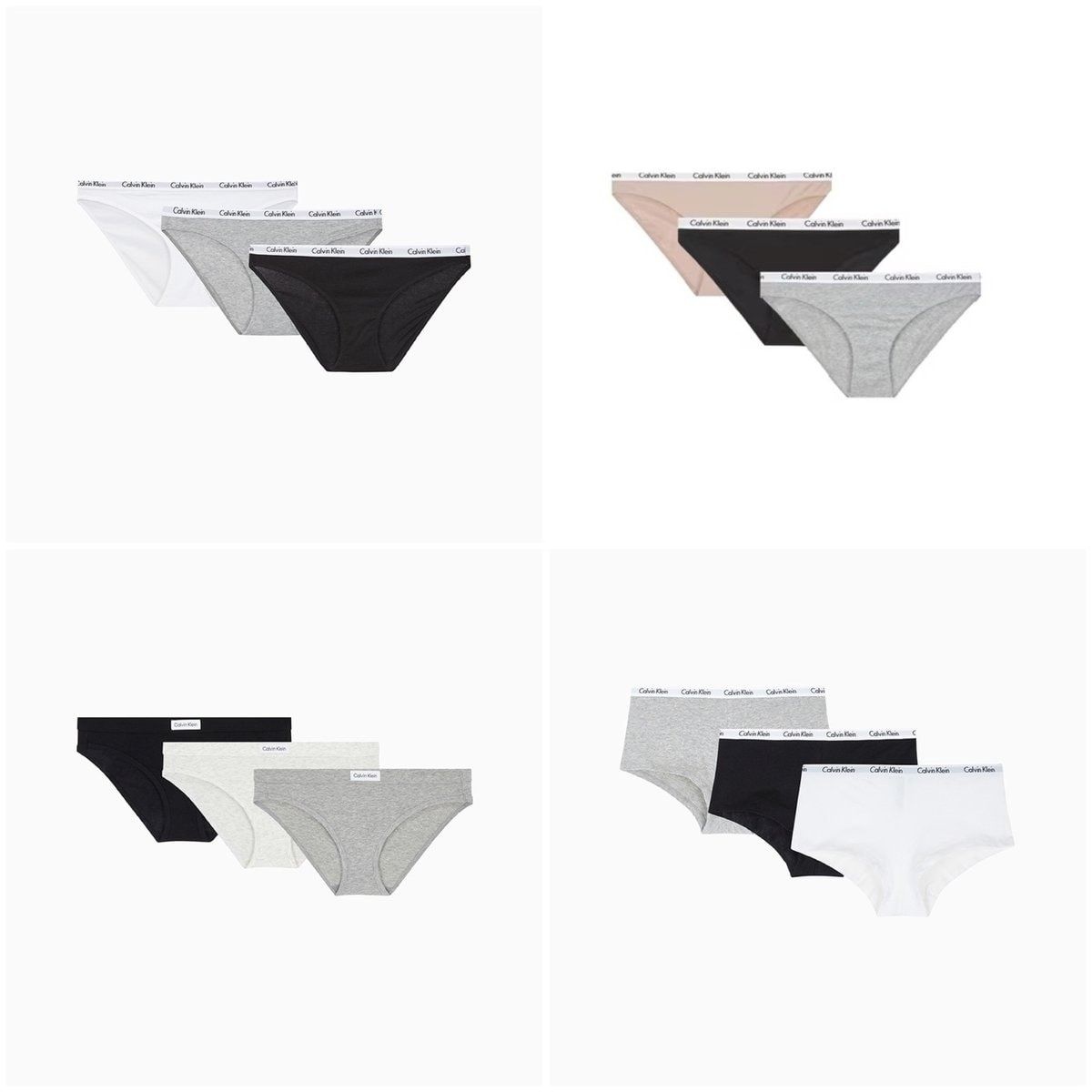 캘빈클라인 CALVIN KLEIN Underwear 여성3PK SET 4종 EPN199 BNW519_이미지