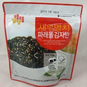 오물조물얌얌 새우멸치 파래돌김자반 40g