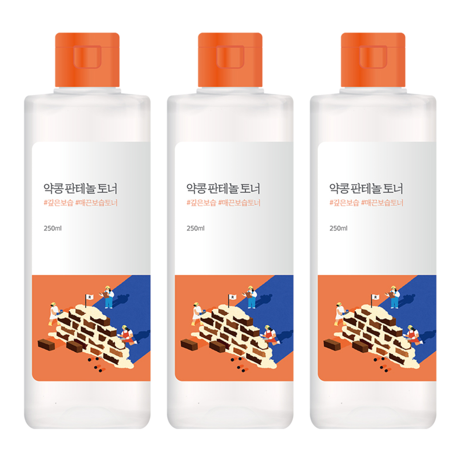 라운드랩 약콩 판테놀 토너 250ml (3개)_이미지