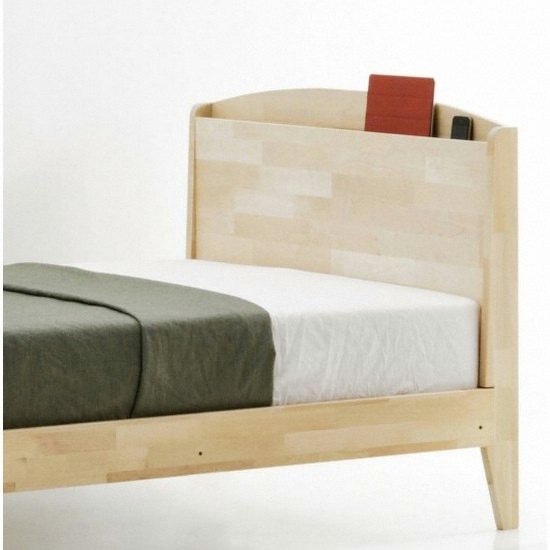 이젠하우스 이덴02 자작집성원목 헤드포켓 침대SS (슈퍼싱글, 매트별도)_이미지